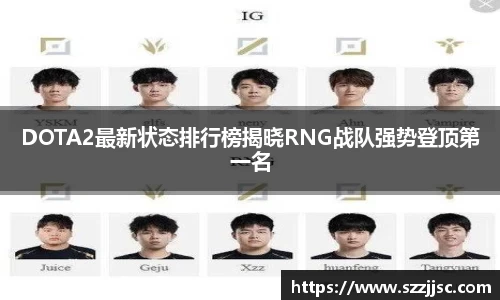 DOTA2最新状态排行榜揭晓RNG战队强势登顶第一名